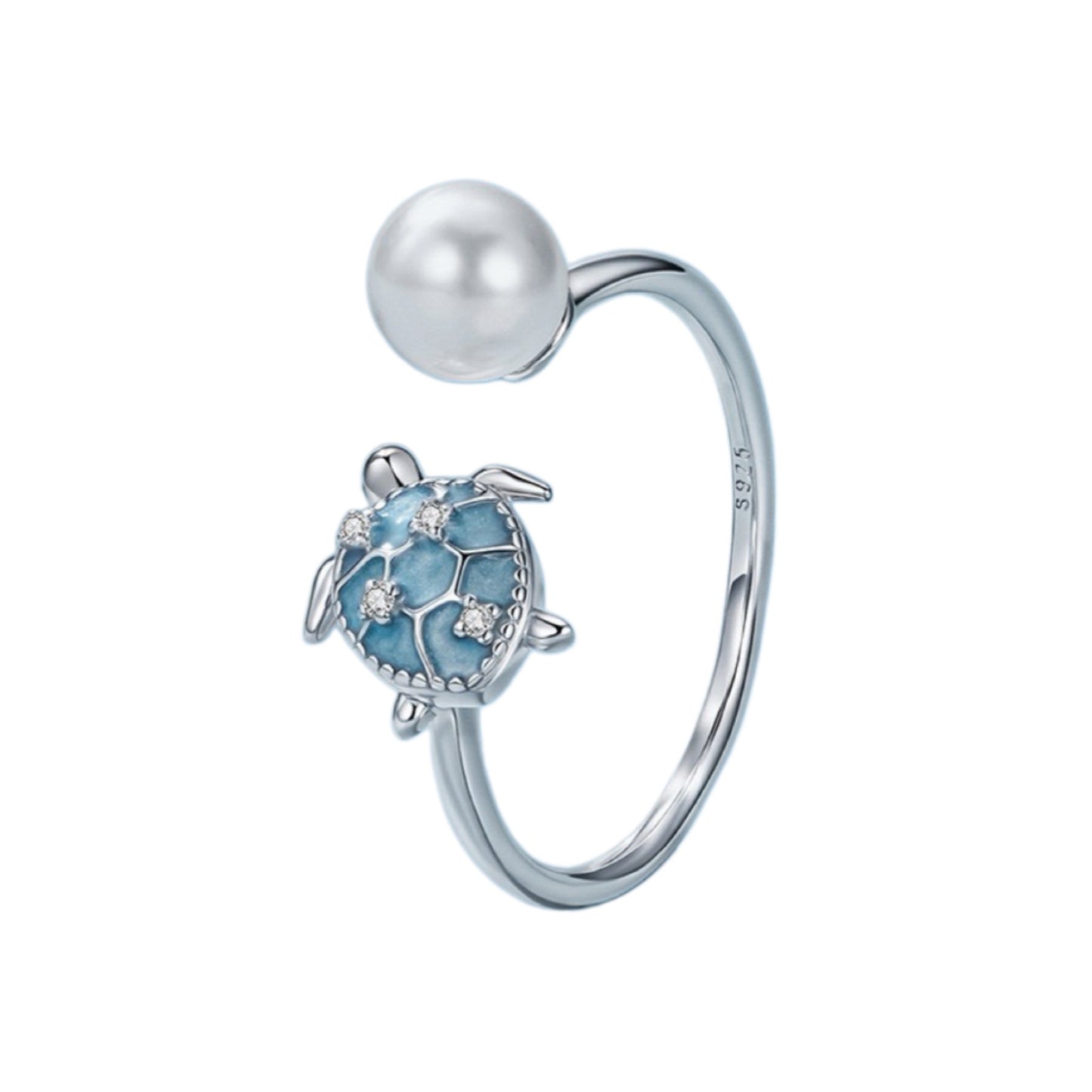 RareLucky Ocean Stories S925 Adjustable Open Ring Collection