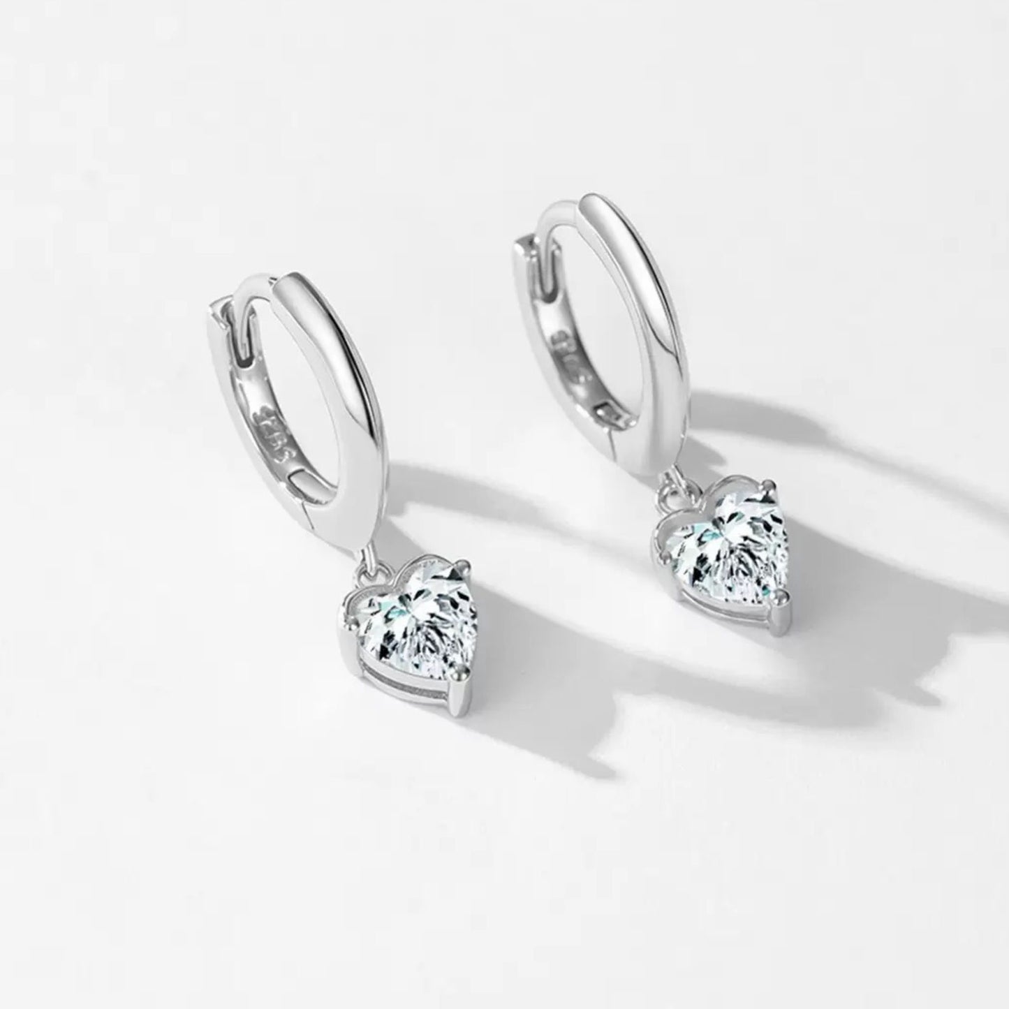 RareLucky Crystal Heart S925 Jewelry Set