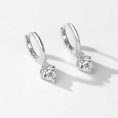 RareLucky Crystal Heart S925 Jewelry Set
