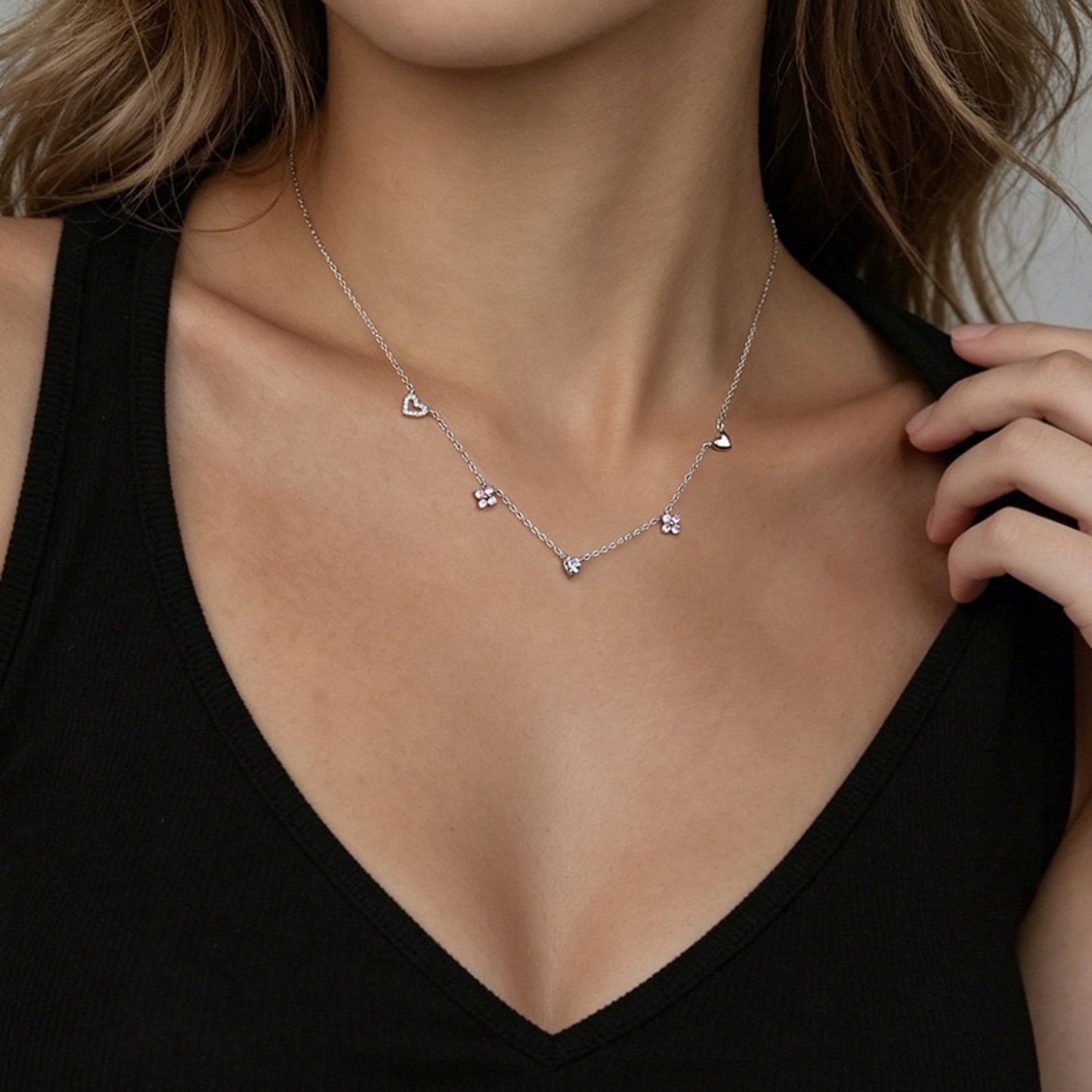 RareLucky Star Heart S925 Jewelry Set