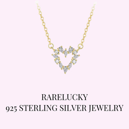 RareLucky Radiant Heart S925 Necklace
