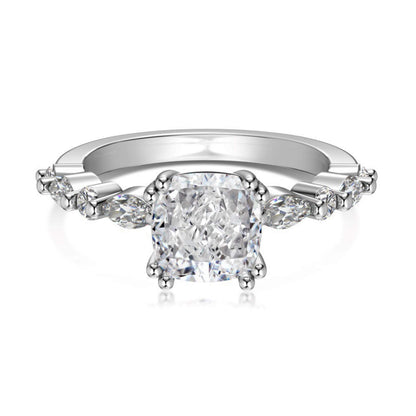 RareLucky Brilliant-Cut S925 Cubic Zirconia Ring Collection