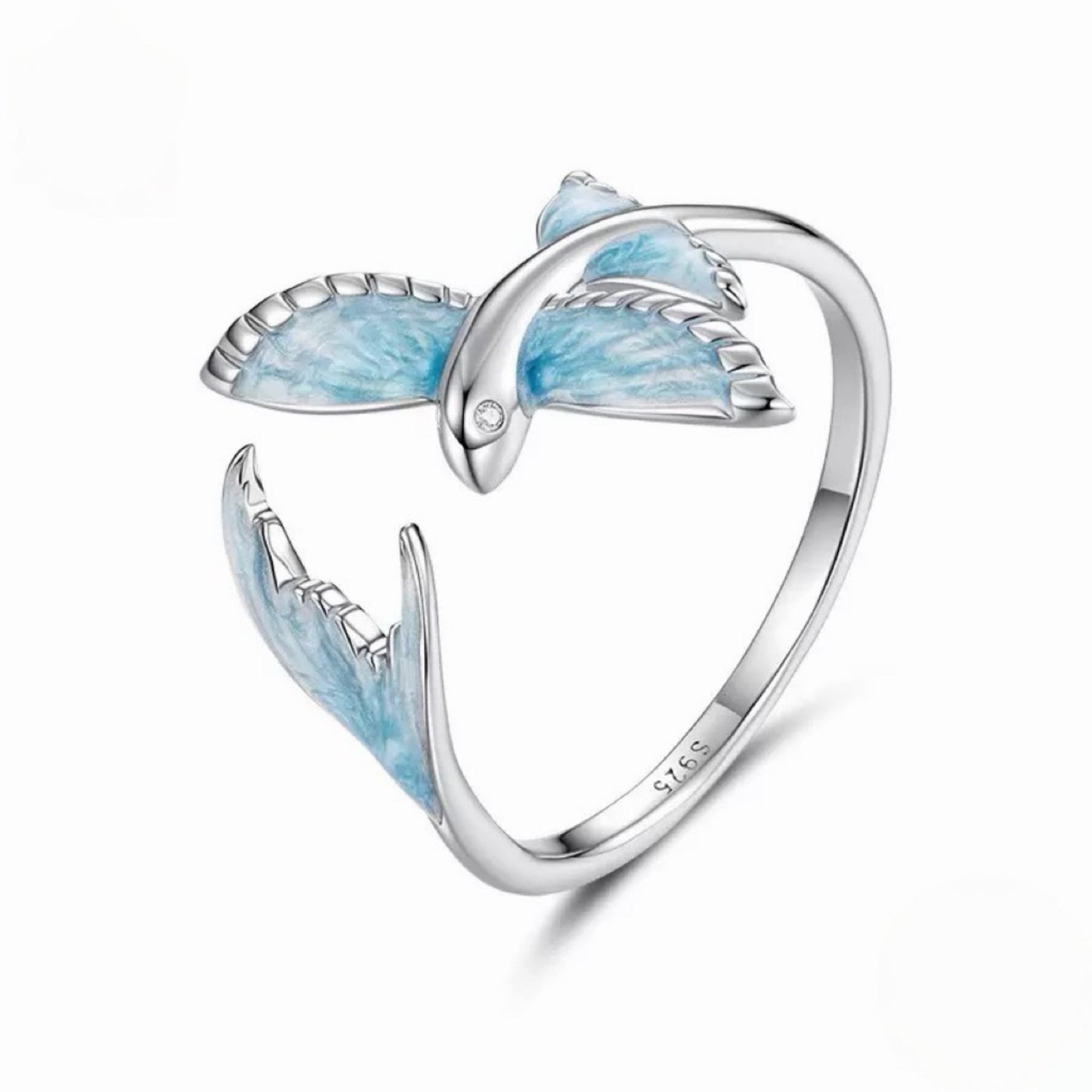 RareLucky Ocean Stories S925 Adjustable Open Ring Collection