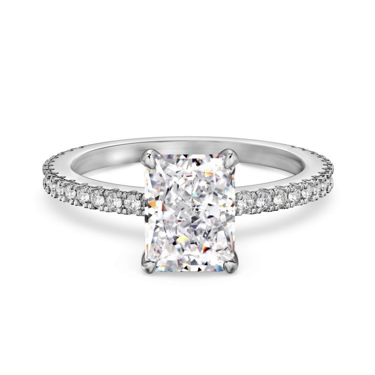 RareLucky Brilliant-Cut S925 Cubic Zirconia Ring Collection