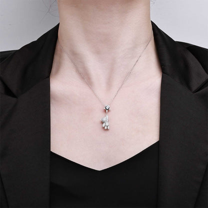 RareLucky Teddy Moissanite S925 Necklace Collection